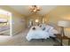 Spacious main bedroom with vaulted ceiling, walk-in closet, and neutral décor at 1881 Alma Ln, Superior, CO 80027