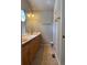 Bright bathroom with a double sink vanity, modern fixtures, and plenty of counter space at 5201 E 127Th Dr, Thornton, CO 80241