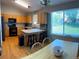 Bright kitchen features an island with seating at 5201 E 127Th Dr, Thornton, CO 80241