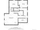 First floor plan highlighting bedrooms, laundry, recreation room, and hall with detailed dimensions at 673 Brentwood St, Lakewood, CO 80214