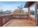 Spacious deck overlooking the neighborhood at 1149 Steele St, Denver, CO 80206