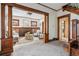 Bright living room features hardwood floors, fireplace, and large windows at 1149 Steele St, Denver, CO 80206