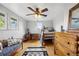 Bedroom featuring light hardwood floors, a light colored walls, and plenty of natural light at 1069 Crestmoor Dr, Boulder, CO 80303