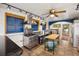 Bright kitchen with stainless steel appliances, including a professional grade range and hood at 1069 Crestmoor Dr, Boulder, CO 80303