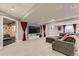 Finished basement with a recreation room and a gym area for fitness and fun at 6254 S Riviera Ct, Aurora, CO 80016