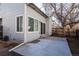 Concrete patio with home's sliding glass door entrance at 2217 S Nome Ct, Aurora, CO 80014