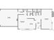 Floorplan of home with garage, laundry, living room, and kitchen at 2217 S Nome Ct, Aurora, CO 80014