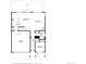 Detailed floor plan of the second floor highlighting the open-concept kitchen, living, and dining areas with garage access at 745 Penstemon Dr, Henderson, CO 80640