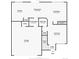 Main level floor plan featuring the living room, dining room, kitchen, and garage at 19593 E Hollow Creek Dr, Parker, CO 80134