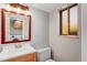 Bathroom with vanity, window and toilet at 4660 E Briarwood Pl, Centennial, CO 80122