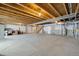 Unfinished basement space with open layout, ready for customization at 6055 Point Rider Cir, Castle Rock, CO 80104