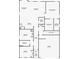 Detailed floor plan illustrating the layout of the home, including bedroom and living spaces at 6055 Point Rider Cir, Castle Rock, CO 80104