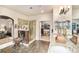 Main bathroom with double sinks, a large shower, and a walk-in closet at 1469 Peninsula Cir, Castle Rock, CO 80104