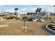 Neighborhood playground with slides, climbing structures, and a soft landing surface at 1825 Wingfeather Ln, Castle Rock, CO 80108