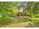 Backyard view with a covered patio, showcasing outdoor living and green space at 13934 W Warren Dr, Lakewood, CO 80228