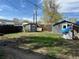 Spacious backyard with storage sheds, offering ample space for gardening, recreation, and outdoor storage at 253 7Th St, Frederick, CO 80530