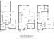 Detailed floor plan showcasing the layout of this 3-story home and key measurements at 3368 Cranston Cir, Highlands Ranch, CO 80126