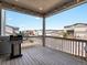 Outdoor patio includes a grill and provides neighborhood views at 3368 Cranston Cir, Highlands Ranch, CO 80126