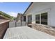 A beautiful back deck and private stone facade with a view at 6835 Surrey Trl, Littleton, CO 80125