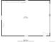 Floor plan rendering of a large garage, measuring over 1640 sq ft and almost 50 feet long at 1851 E 138Th Ave, Brighton, CO 80602