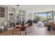 Open concept living space with a dining area and cozy living room at 550 E 12Th Ave # 810, Denver, CO 80203