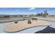 Tranquil rooftop area with gravel decor, modern seating and stunning city views, providing an escape in the heart of town at 550 E 12Th Ave # 810, Denver, CO 80203