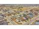 Aerial view of a residential area, with various homes at 1706 Ghost Dance Cir, Castle Rock, CO 80108