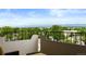 Balcony with scenic city and mountain views at 130 N Pearl St # 805, Denver, CO 80203