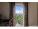 Bedroom with a desk and beautiful view of city and mountains at 130 N Pearl St # 805, Denver, CO 80203