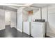 Basement laundry area with washer and dryer hookups at 153 S Pierce St, Lakewood, CO 80226