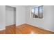 Bright bedroom with hardwood floors and ample closet space at 153 S Pierce St, Lakewood, CO 80226