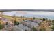 Aerial view of townhomes near a lake where nesting bald eagles have been spotted at 4301 S Pierce St # 6D, Littleton, CO 80123