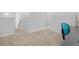 Office space with gray walls, carpeting and a teal chair at 4301 S Pierce St # 6D, Littleton, CO 80123