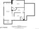 Floor plan of the basement level, highlighting the Gathering room, utility area, and bedroom at 10188 Stephen Pl, Highlands Ranch, CO 80130
