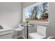 Bright breakfast nook with an outside view at 2140 S Ash St # 102, Denver, CO 80222
