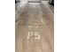 Designated parking spot labeled 