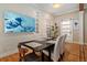 Dining room with ample seating, contemporary decor, and hardwood floors at 720 Lipan St, Denver, CO 80204
