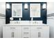 Elegant bathroom features a dual sink vanity with modern fixtures and lighting at 7695 Quitman St, Westminster, CO 80030