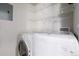 Laundry room with white washer and dryer, ready for everyday convenience at 13456 Via Varra # 401, Broomfield, CO 80020