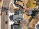 A high-angle aerial view shows the home's roof and the surrounding neighborhood at 7862 W Euclid Pl, Littleton, CO 80123