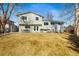 Lawn in backyard features mature trees, creating a relaxing outdoor space at 7862 W Euclid Pl, Littleton, CO 80123