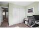 Bedroom area features a closet and natural light, offering a cozy and functional space at 7862 W Euclid Pl, Littleton, CO 80123