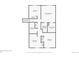 Third floor plan featuring four bedrooms and two bathrooms at 7862 W Euclid Pl, Littleton, CO 80123