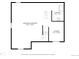 Unfinished basement floorplan with 2 large storage areas at 7913 Grasmere Dr, Boulder, CO 80301