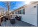 Cozy deck with outdoor seating and a modern fire pit, great for entertaining or relaxing at 2268 S Laredo St, Aurora, CO 80013