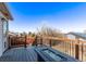 Spacious outdoor deck featuring a modern fire pit, perfect for gatherings and relaxation at 2268 S Laredo St, Aurora, CO 80013