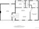 Main floor plan showing the garage, kitchen, living room, primary bedroom, and dining area at 2268 S Laredo St, Aurora, CO 80013