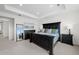 Large bedroom with tray ceiling, recessed lighting, and plenty of space for a king bed and furniture at 3014 Furthermore Ln, Castle Rock, CO 80108