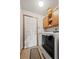 Laundry room with washer, dryer, and storage cabinets at 1434 Hickory Dr, Erie, CO 80516