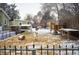 Spacious animal pen with room for multiple animals to enjoy, and a unique feeding area at 1205 Lee St, Lakewood, CO 80215